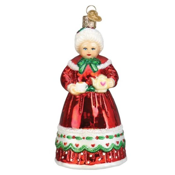 Mrs. Claus Christmas Ornament with Keepsake Box | Old World Christmas | NWT - Picture 4 of 7